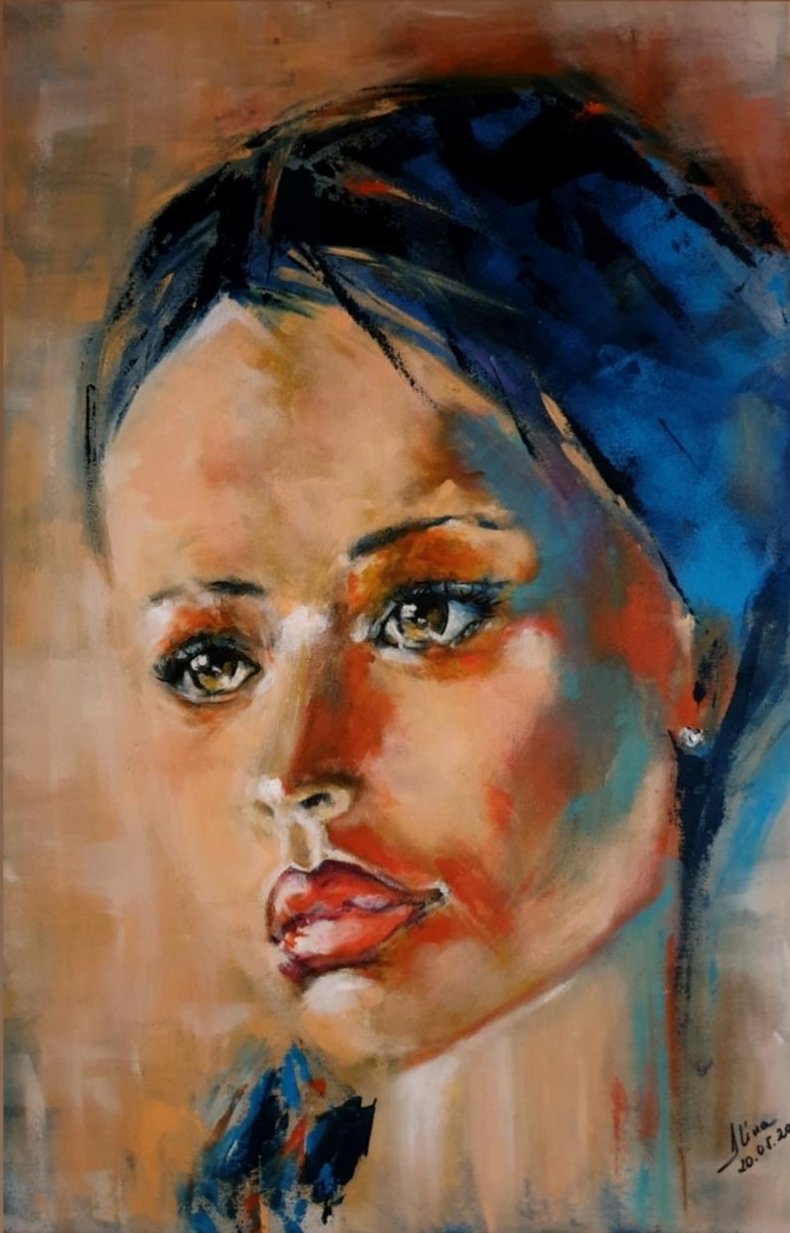 ArteDiAlina.com painting: Is that so ????? / Scettica